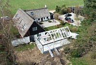 Orangeri til stråtækt hus